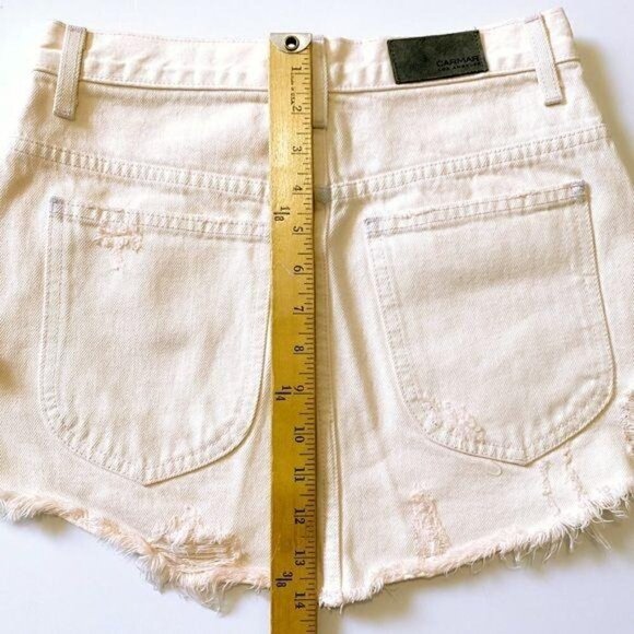 Carmar Avery Beatrice Zip Front Denim Skirt Sz 27 - Picture 14 of 14